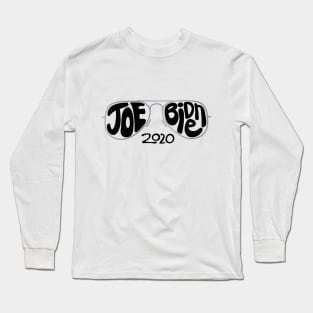 Joe Biden 2020 Sunglasses Hand Drawn Illustration Long Sleeve T-Shirt